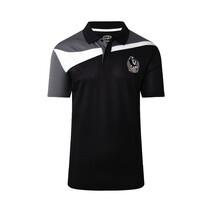 Collingwood Magpies AFL Mens Premium Polo | Black/White
