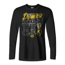 Richmond Tigers 2019 AFL Mens Premiers L/S Tee P2 | BLACK