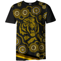 Richmond Tigers AFL Mens Indigenous Tee