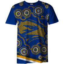 West Coast Eagles AFL Mens Indigenous Tee