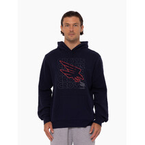 Adelaide Crows AFL Mens 2 Tone Logo Hood