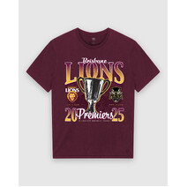 Brisbane Lions 2025 Adults Premiers Cup Tee