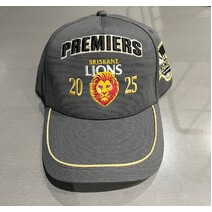 Brisbane Lions Adults Premiers Cap - Grey