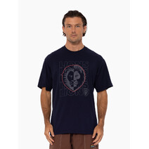 Brisbane Lions AFL Mens 2 Tone Logo Tee