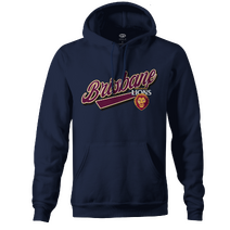 Brisbane Lions AFL Mens Script Hood