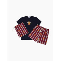 Brisbane Lions AFL Youth Gameday PJ Set | Navy