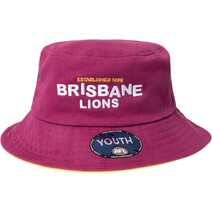 Brisbane Lions AFL Youth Graphic Bucket Hat
