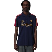 Brisbane Lions AFL Mens Multi Logo Polo