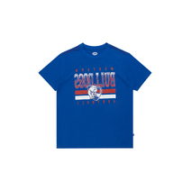 Western Bulldogs AFL Youth Sketch Tee | Blue