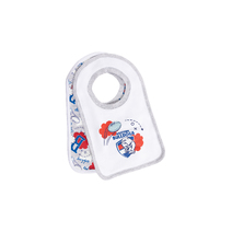 Western Bulldogs AFL Baby 2 Bib Pack | Yellow/ Grey