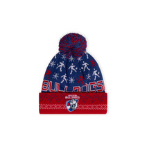 Western Bulldogs AFL Adult Ugly Beanie OSFM | BLUE