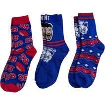 Western Bulldogs Marcus Bontempelli Character 3-Pack Socks