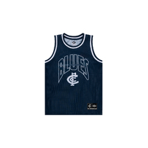 Carlton Blues AFL Mens Basketball Singlet | Navy