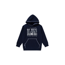 Carlton Blues AFL Kids Sketch Hood | Navy