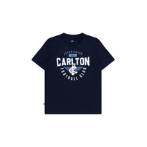 Carlton Blues AFL Youth Supporter Tee | NAVY