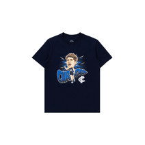 Carlton Blues AFL Youth Henrik CURNOW Tee | NAVY