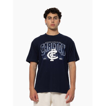 Carlton Blues AFL Mens Wordmark Tee