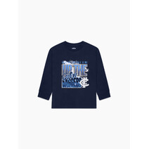 Carlton Blues AFL Kids Carn LS Graphic Tee