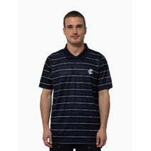 Carlton Blues AFL Mens Striped Polo