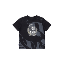Collingwood Magpies AFL Youth Oversize Crop Logo Tee