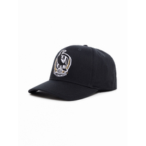 Collingwood Magpies AFL Team Crest Crown Pinch Panel Cap