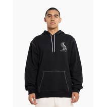 Collingwood Magpies AFL Mens Shadow Hood | Faded Black