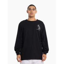 Collingwood Magpies AFL Mens Shadow Tee | Faded Black