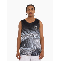 Collingwood Magpies AFL Mens Indigenous Training Singlet