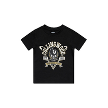Collingwood Magpies AFL Toddlers Banner Tee | BLACK