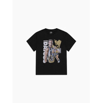 Collingwood Magpies AFL Youth Landmark Tee DAICOS | BLACK