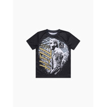 Collingwood Magpies AFL Youth Indigenous Player Tee HILL | BLACK