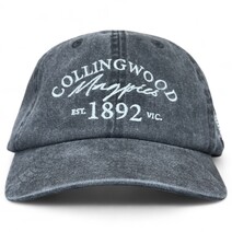 Collingwood Magpies AFL Acid Wash Dad Cap