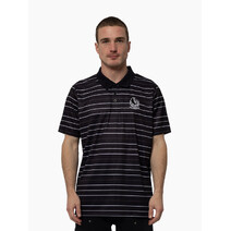 Collingwood Magpies AFL Mens Striped Polo