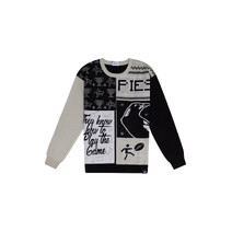 Collingwood Magpies AFL Adults Ugly Crew Sweater | BLACK