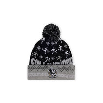 Collingwood Magpies AFL Adult Ugly Beanie OSFM | BLACK