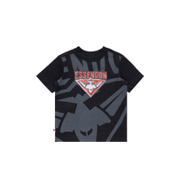 Essendon Bombers AFL Youth Oversize Crop Logo Tee