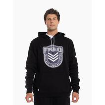 Fremantle Dockers AFL Mens Supporter Hoodie | BLACK