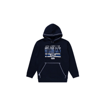 Geelong Cats AFL Kids Sketch Hood | Navy