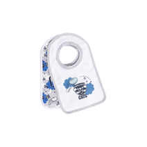 Geelong Cats AFL Baby 2 Bib Pack | White/ Grey