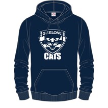 Geelong Cats AFL Mens Logo Hood