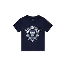 Geelong Cats AFL Toddlers Banner Tee | NAVY