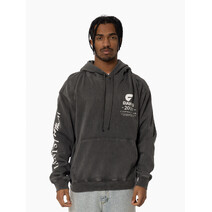 GWS Giants AFL Mens Acid Wash Hoodie | Ash