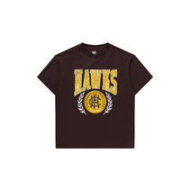 Hawthorn Hawks AFL Mens Graphic Arch Tee | Brown