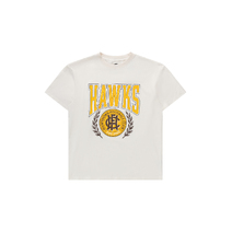 Hawthorn Hawks AFL Mens Arch Graphic Tee | Natural