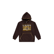 Hawthorn Hawks AFL Kids Sketch Hood | Brown
