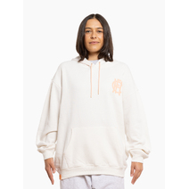 Hawthorn Hawks AFL Womens Puff Hood | Vintage White