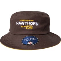 Hawthorn Hawks AFL Youth Graphic Bucket Hat
