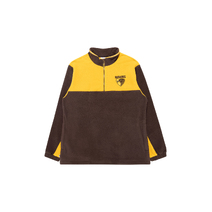 Hawthorn Hawks AFL Adults 1/4 Zip Polar Fleece