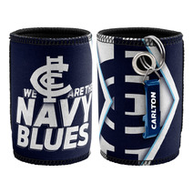 Carlton Blues Can Cooler + Bottle Opener Pack