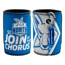 North Melbourne Kangaroos Can Cooler + Bottle Opener Pack